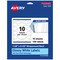 Avery Glossy White Wraparound Labels with Sure Feed, 1.5" x 3.5"
